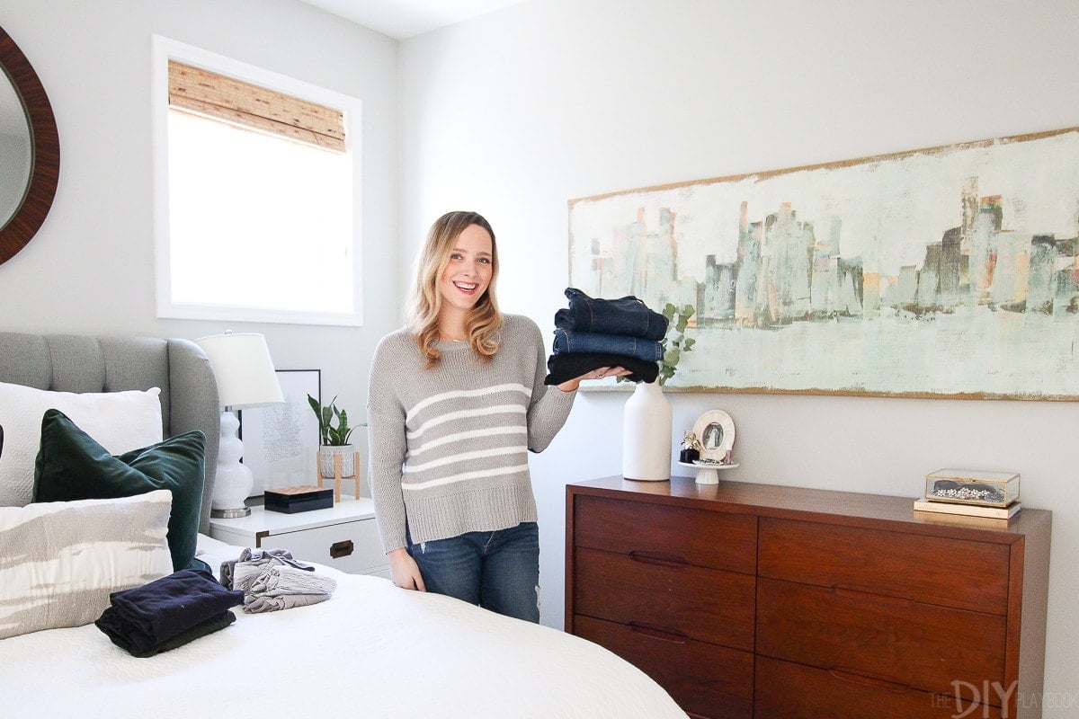 Using the Marie Kondo fold for pants