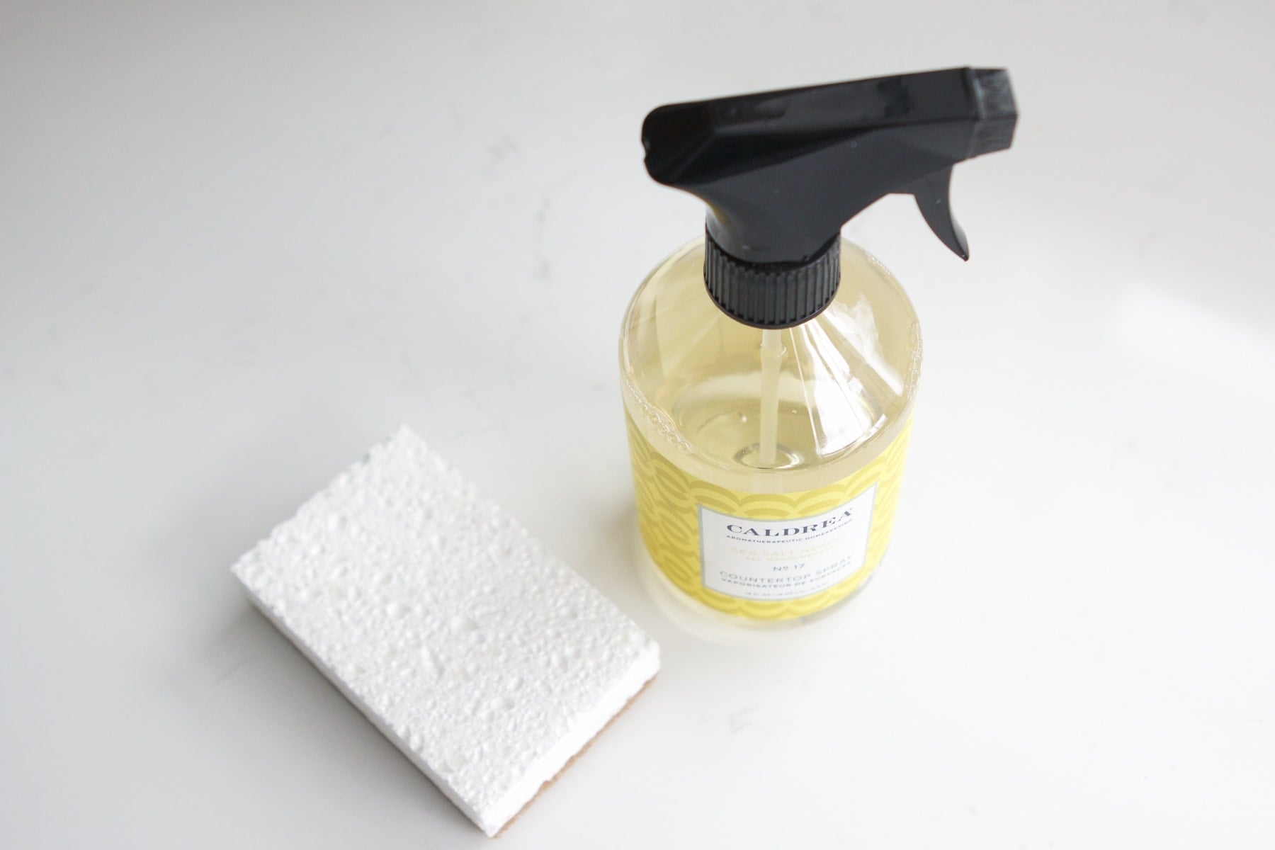 how to clean white counters