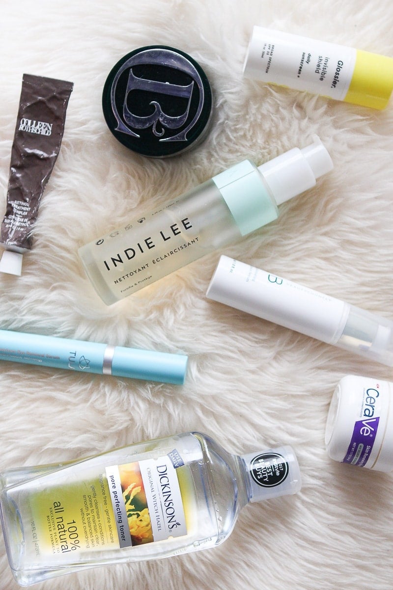 Favorite skincare products