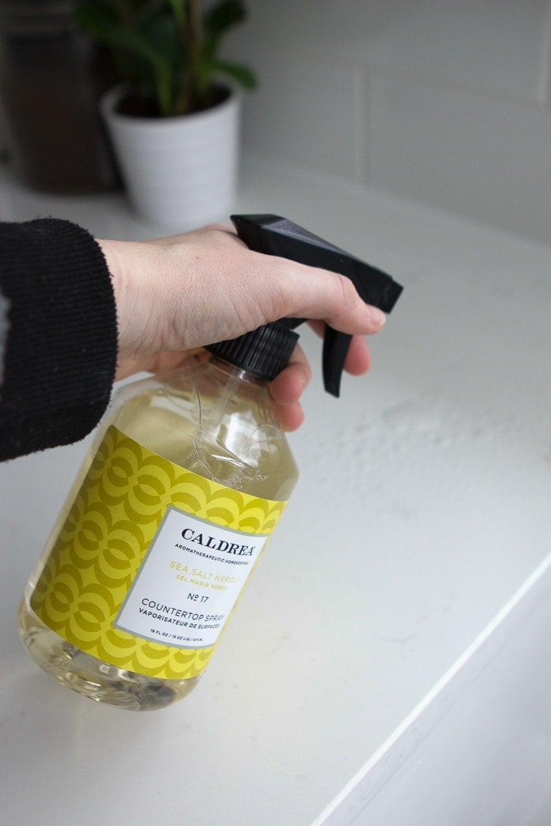 caldrea spray for the counters