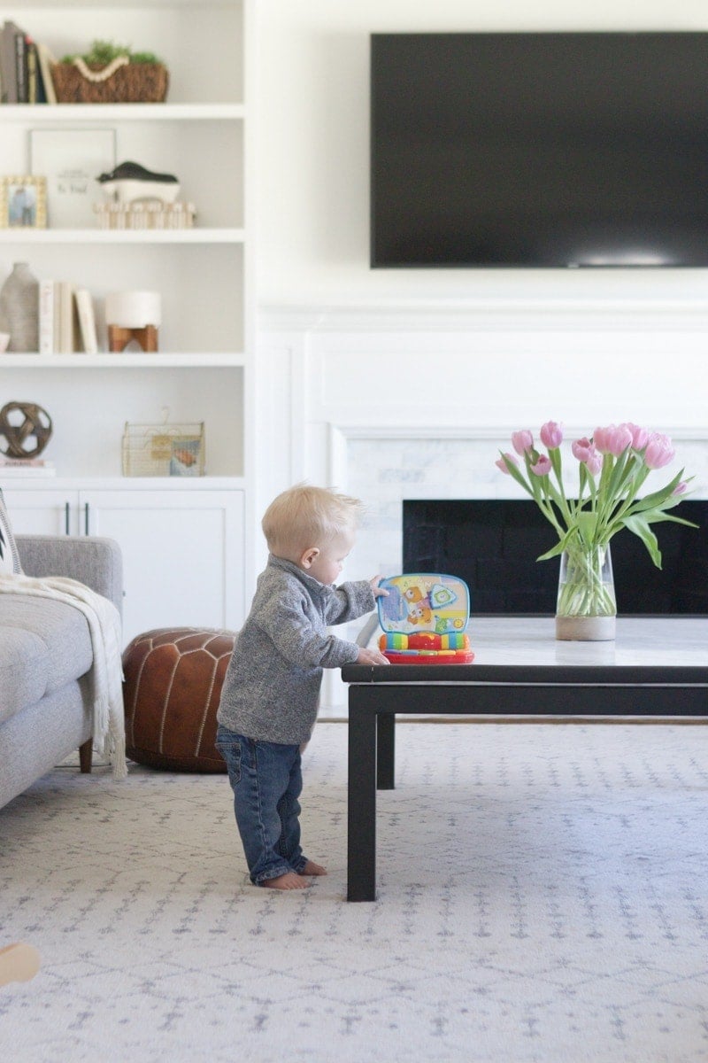 childproofing a coffee table