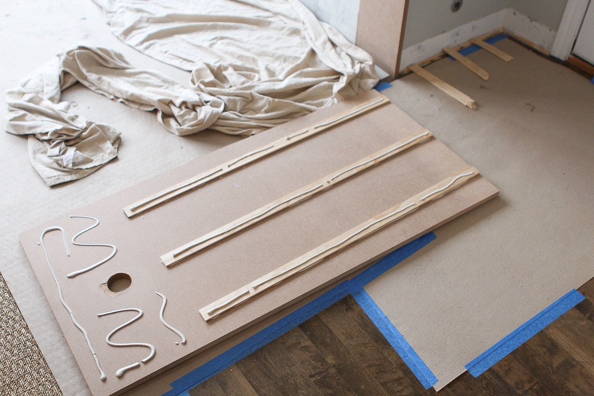 Lattice on back of MDF