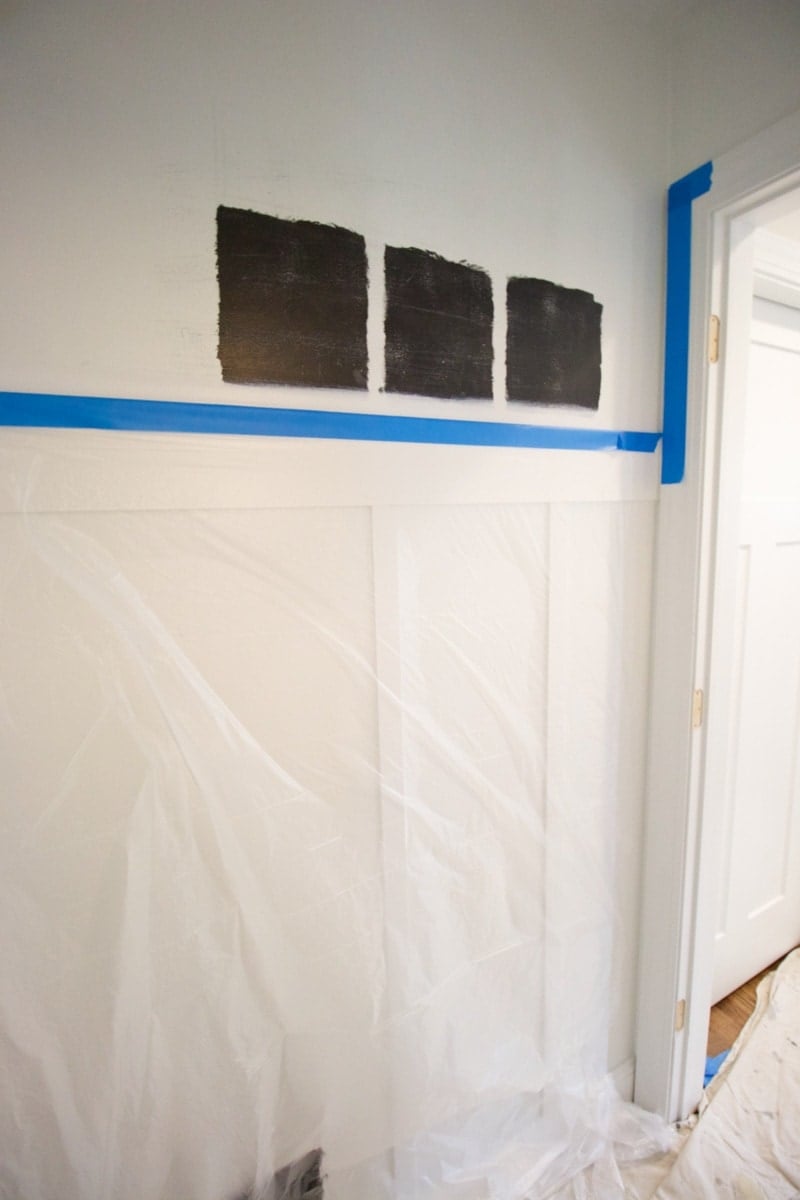 black paint coverage