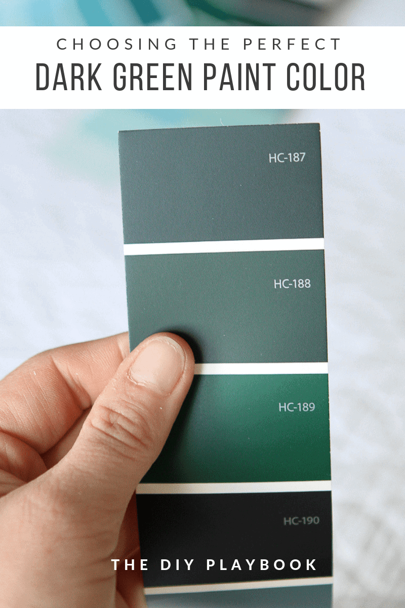 Choosing the perfect dark green paint color