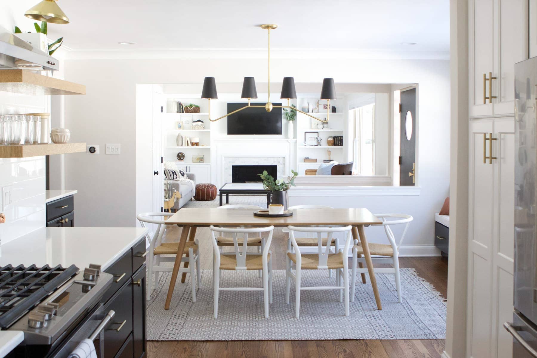 Wood dining room table 
