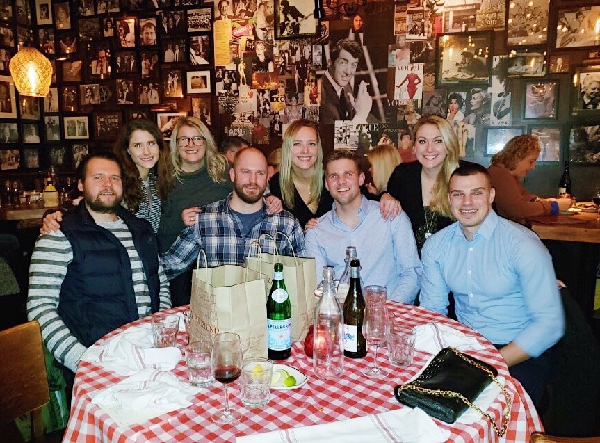 Italian dinner with friends