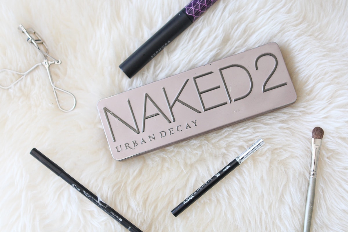 Eye makeup routine