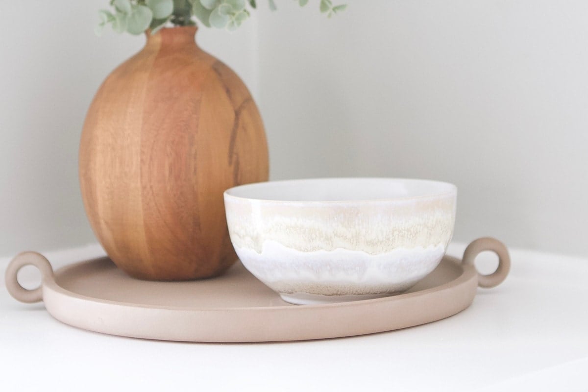 Bowl for keys by the front door