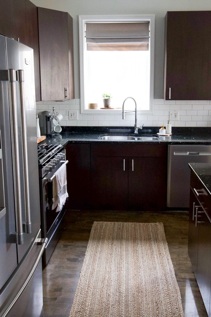 Jute kitchen runner