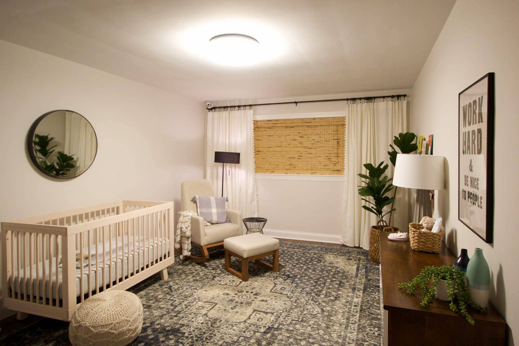 lights on in the nursery