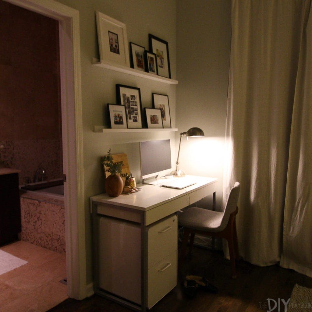Office space at night