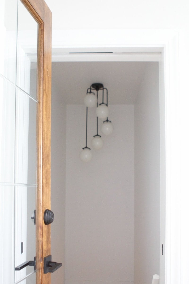 lights above stairs