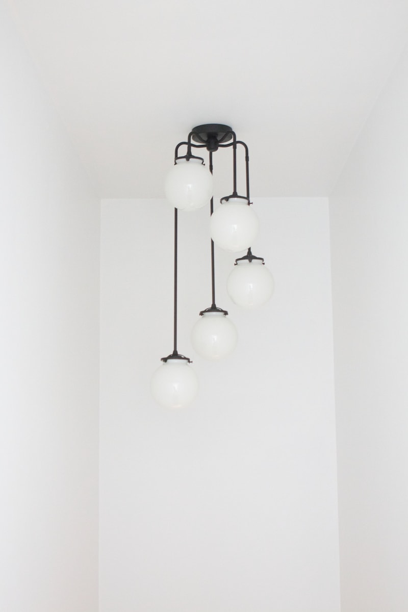etsy stairwell light fixture