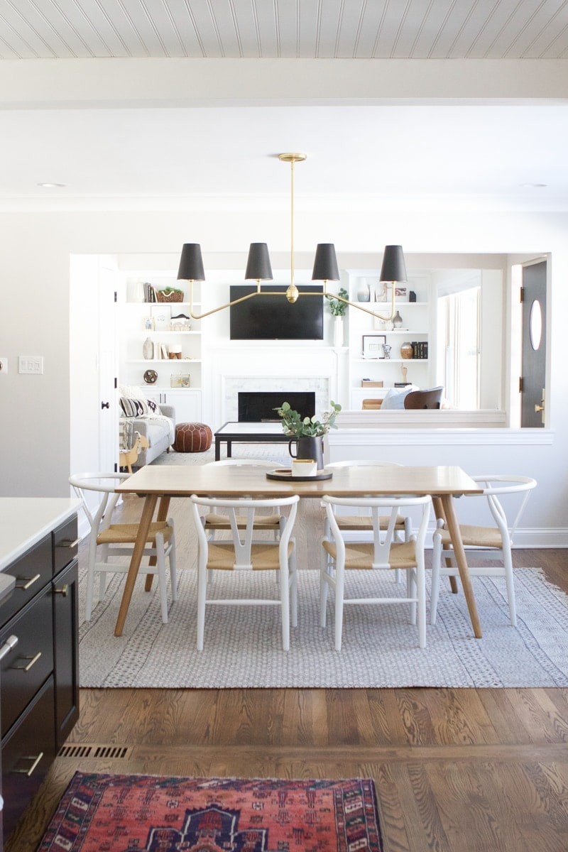 dining room table and chairs