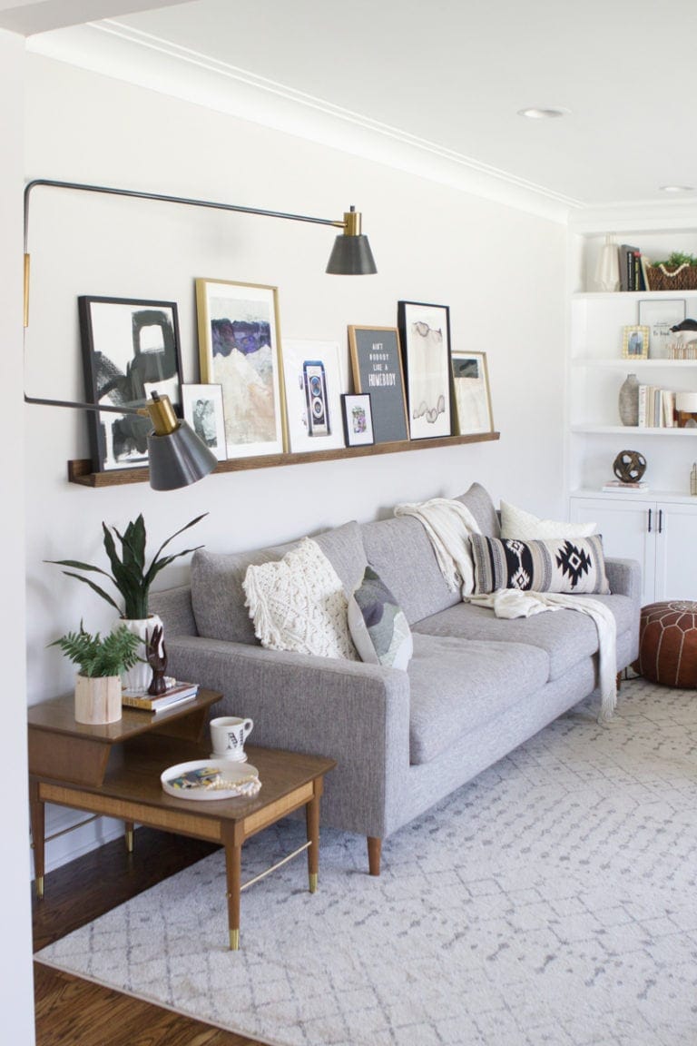 Midcentury modern family room