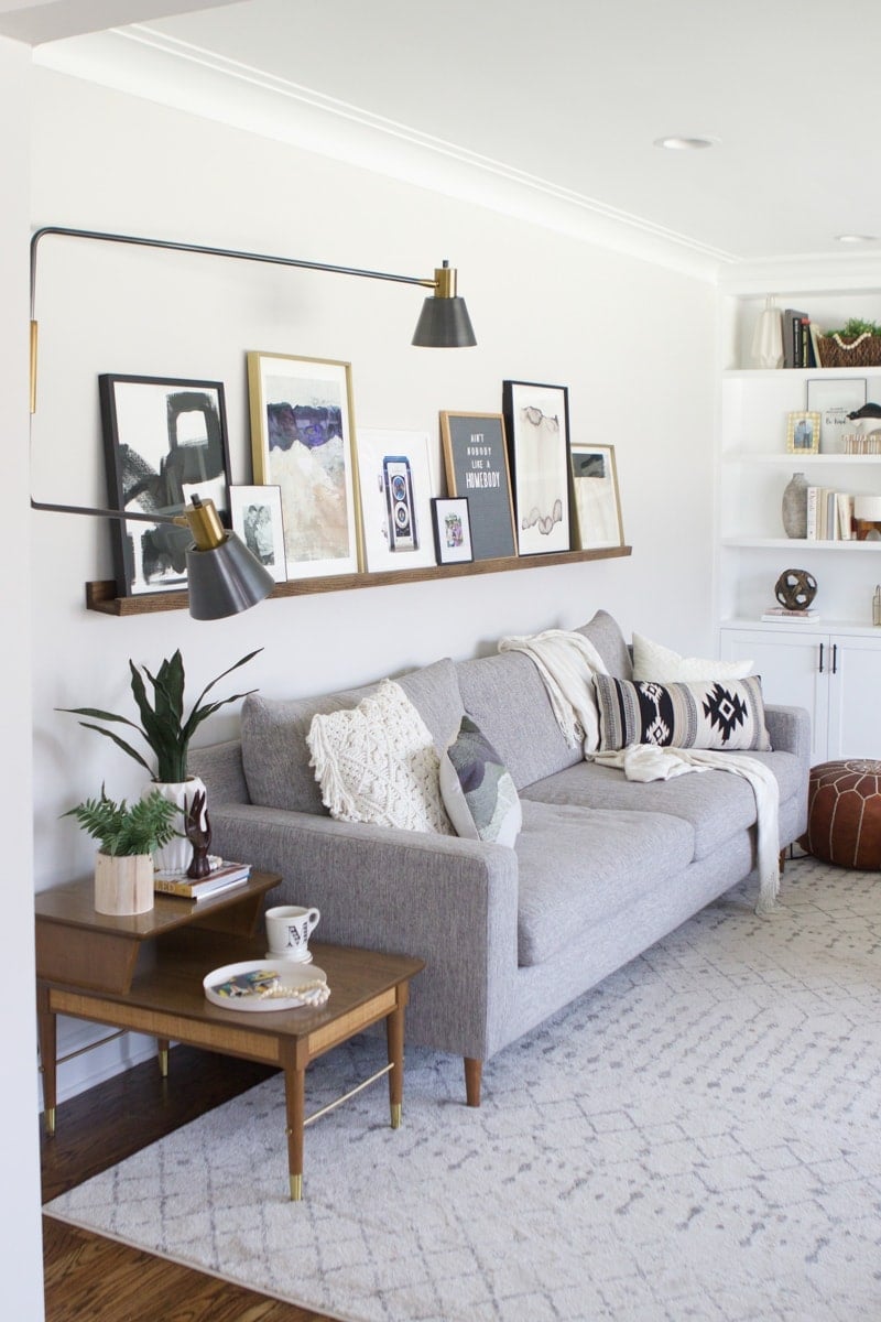 Midcentury modern family room