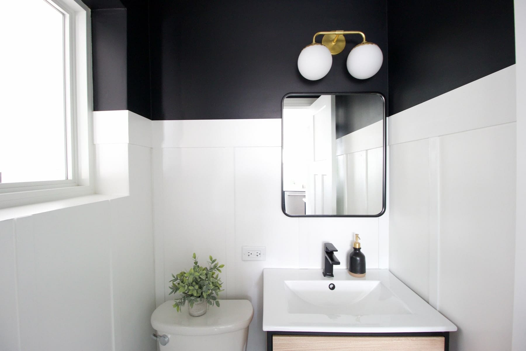 Powder room makeover