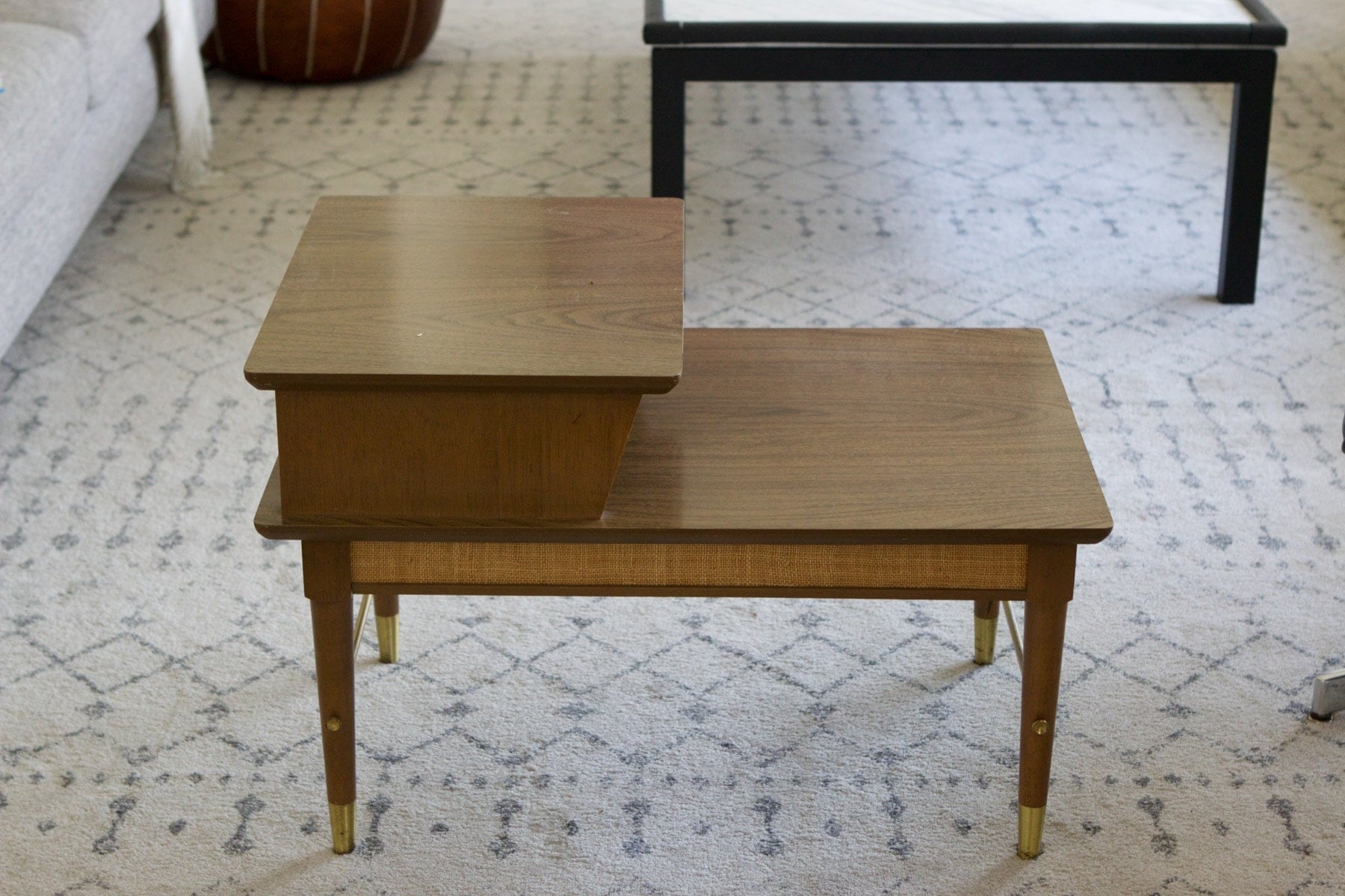 Finding a MCM side table on Facebook marketplace