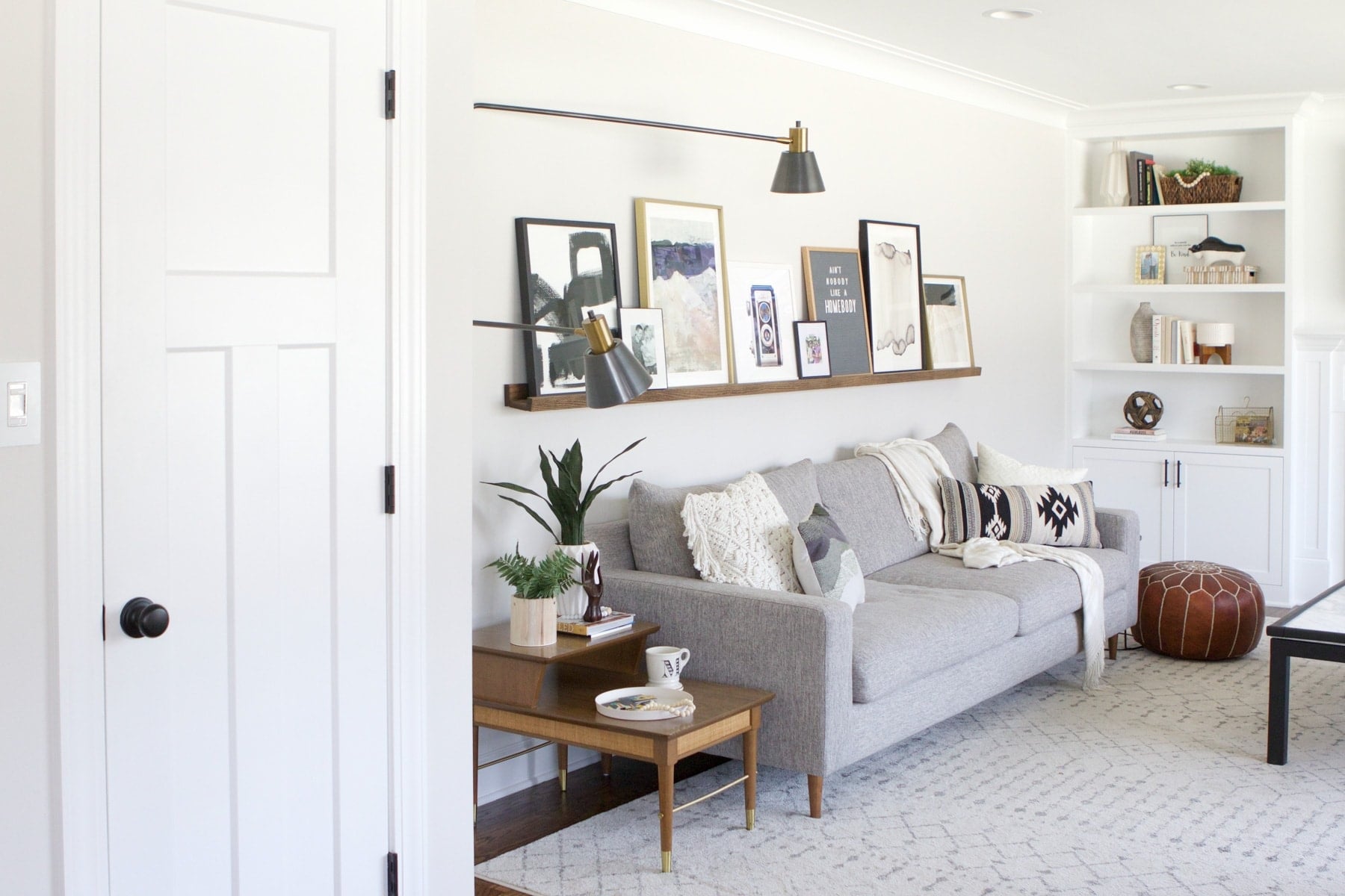 Adding a MCM side table to the family room