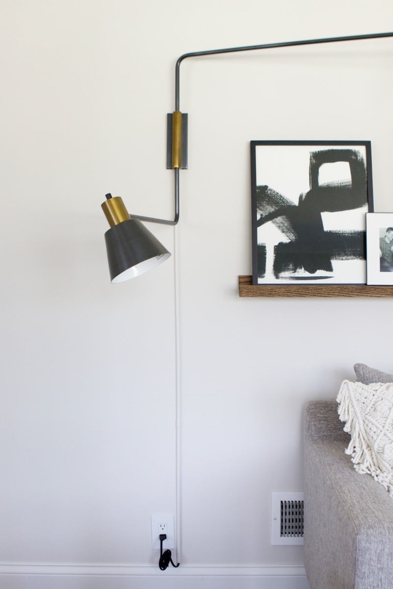 hiding a sconce cord