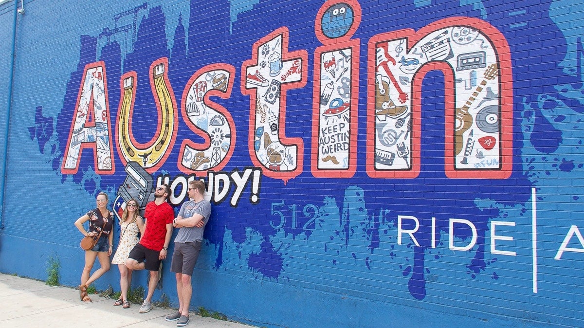 Enjoying time in Austin