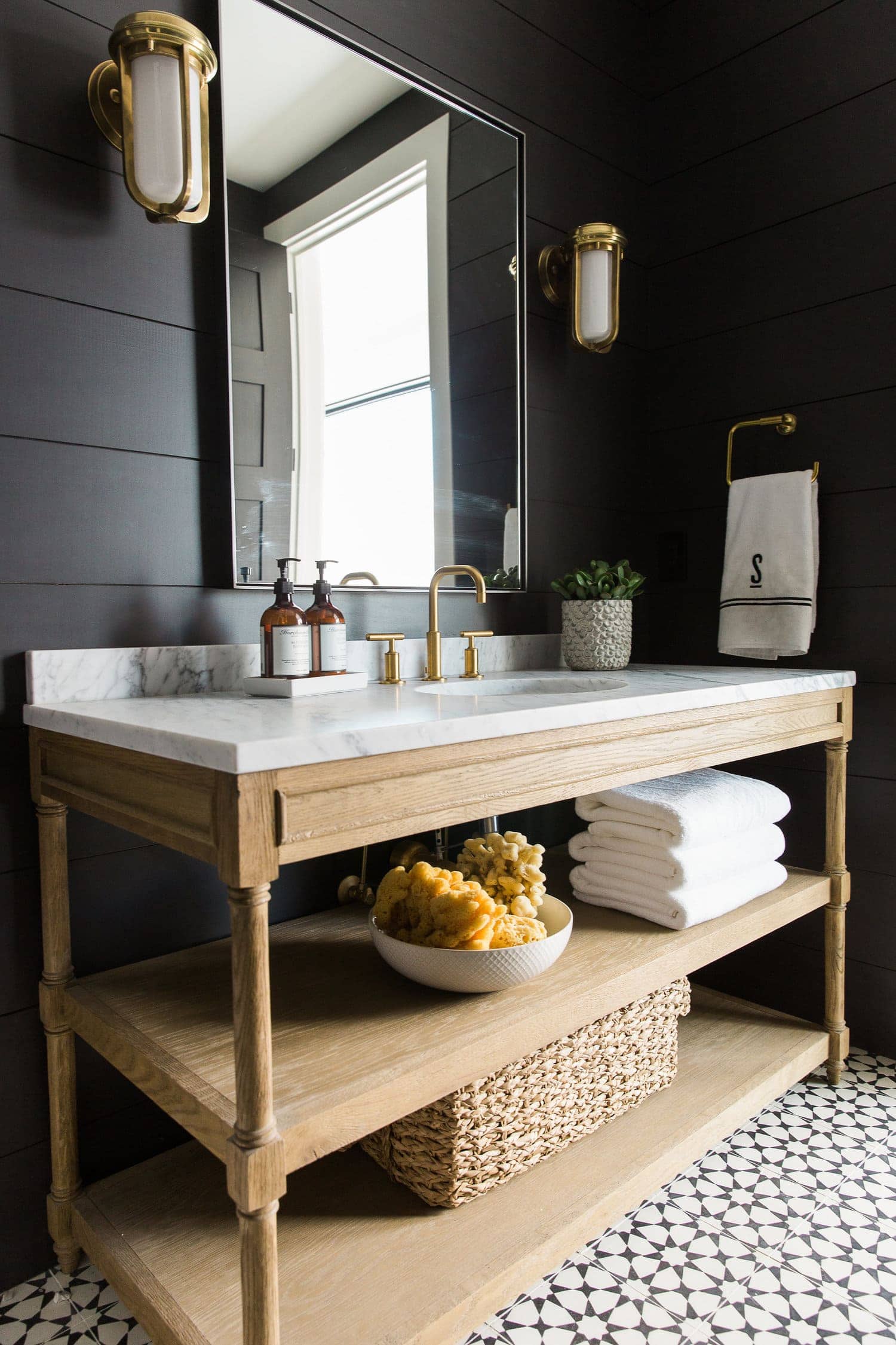 Wood Bathroom Vanity from Studio McGee