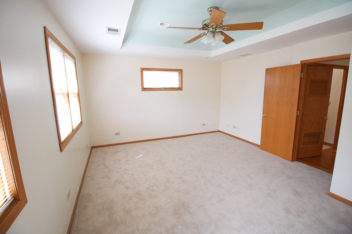 Master bedroom on the 2nd floor of the home