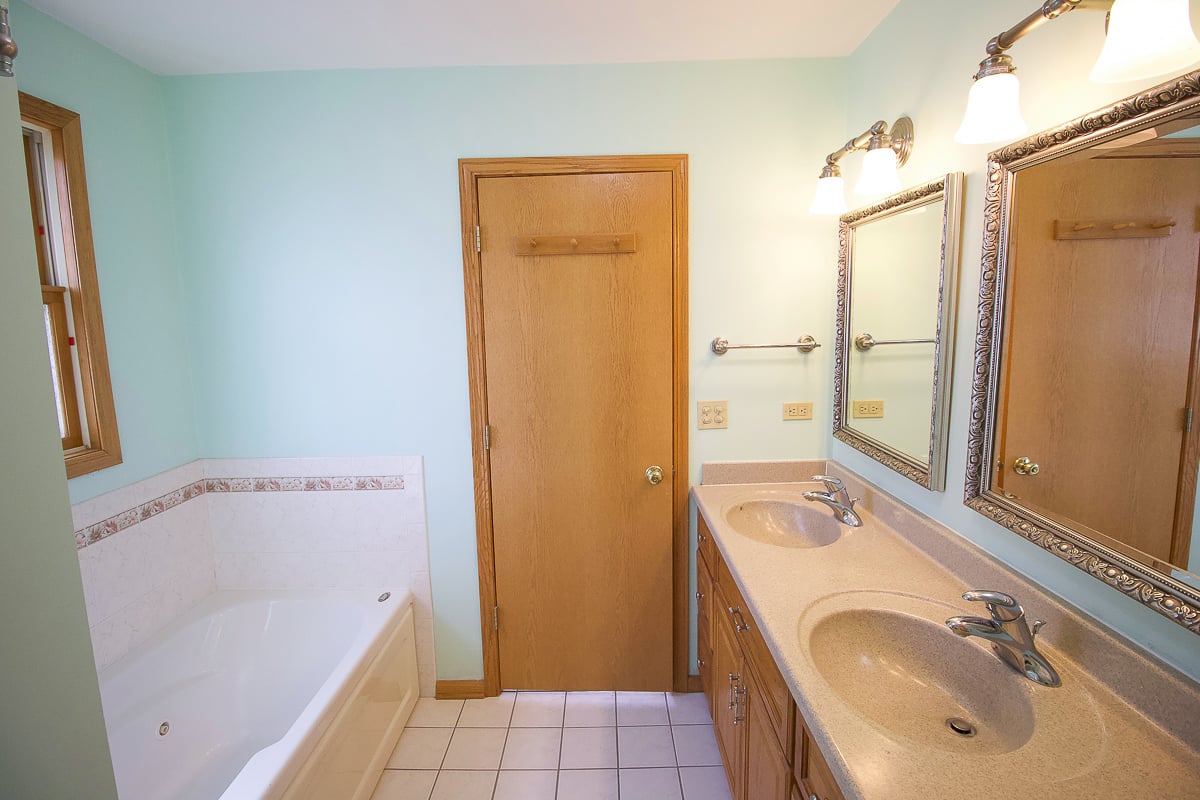Our master bathroom before