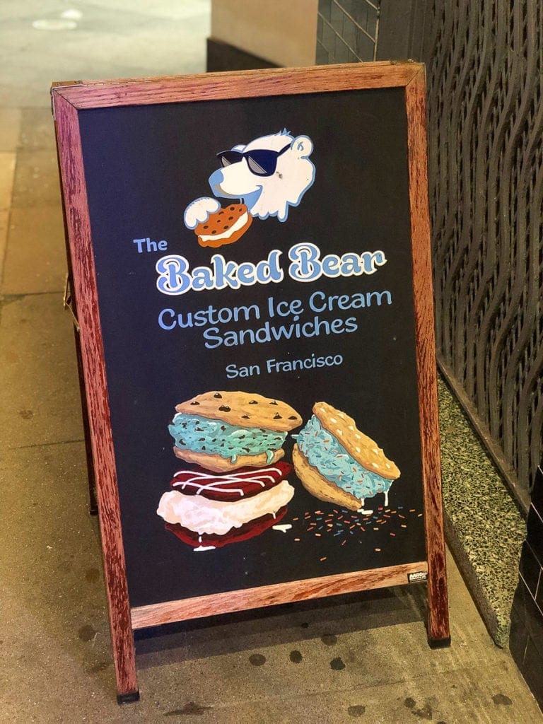 Baked bear in San Francisco