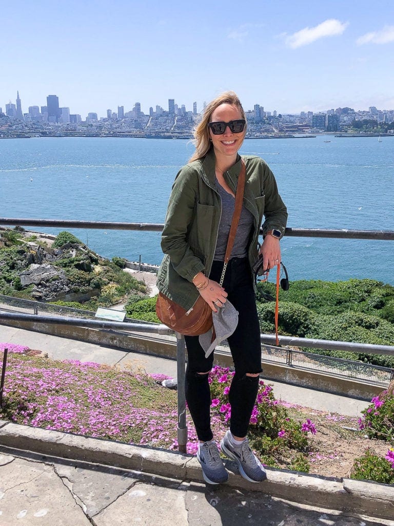 Casey visiting alcatraz
