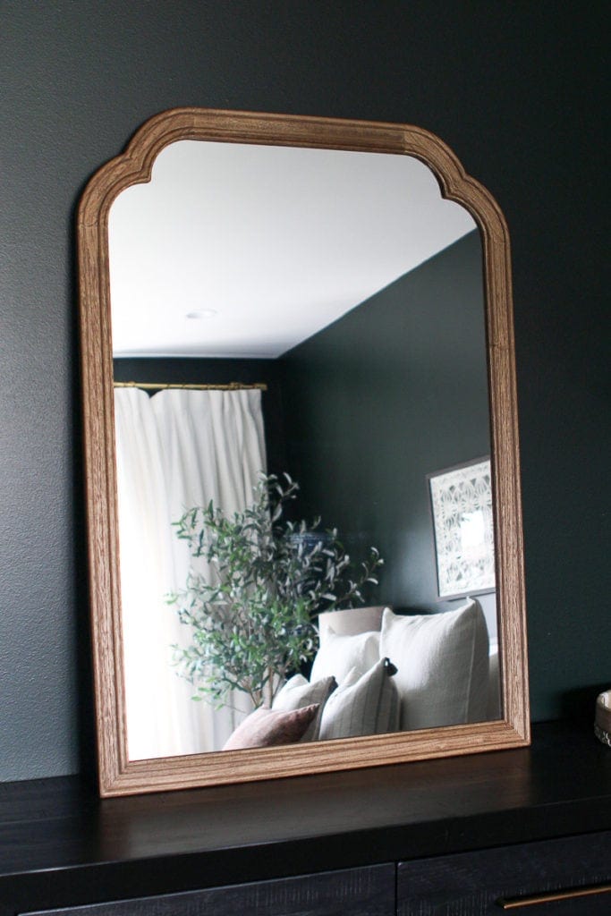 Wood mirror from Target