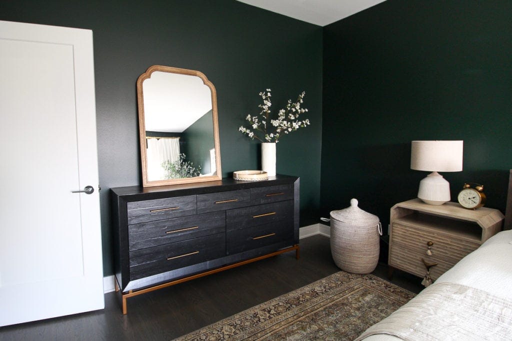 Black dresser