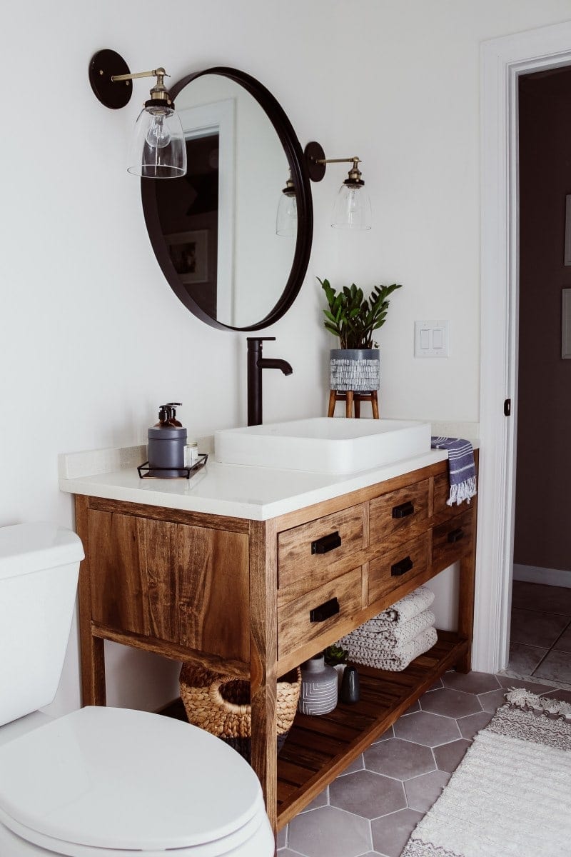 Bathroom Reveal from Within the Grove
