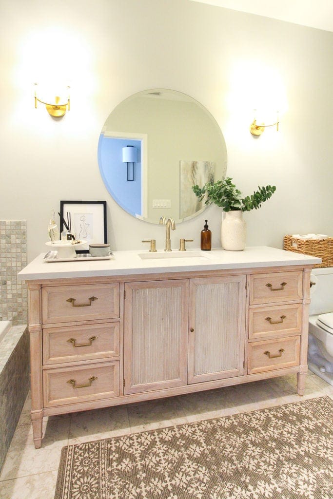 Master bathroom reveal