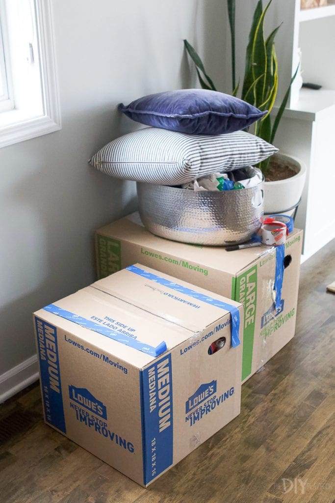 Accept the mess when packing