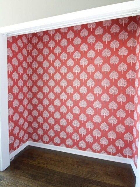 How to install peel and stick wallpaper