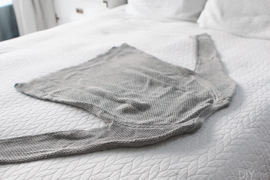 How to fold a sweater like Marie Kondo