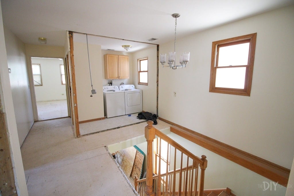 Open laundry room