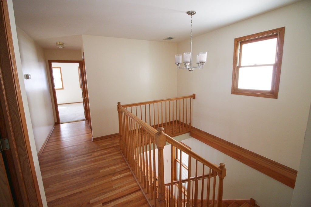 Before photos of the railings in our home