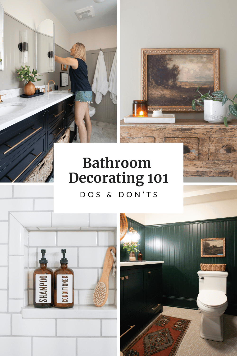 bathroom decorating 101 dos and don'ts