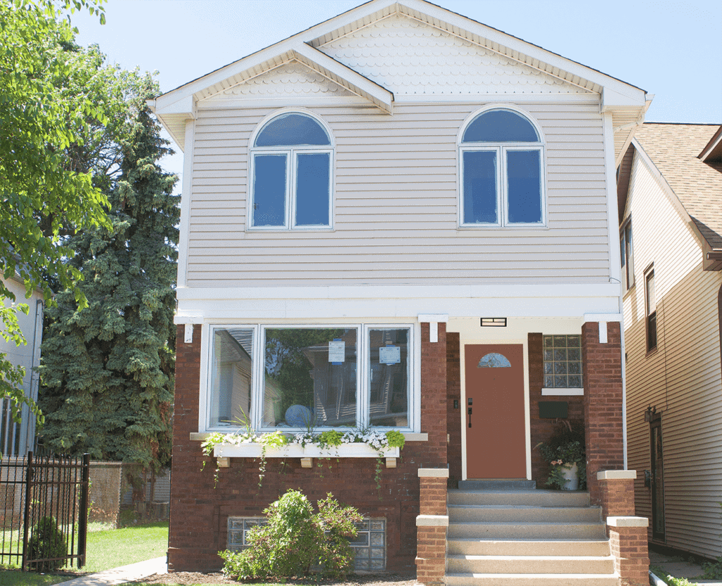 exterior door color red rock