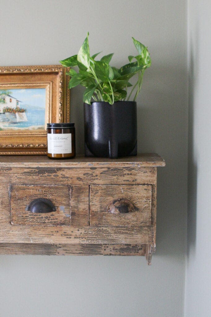 Antique shelf