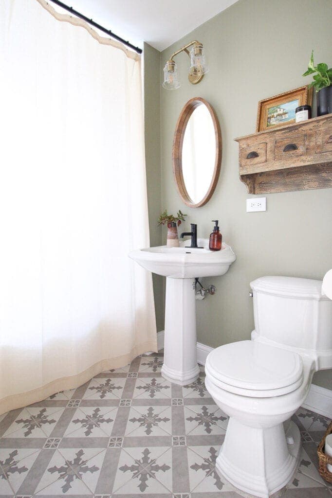 Bathroom refresh after