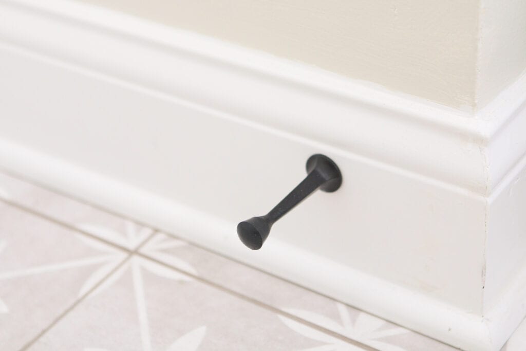Don't forget a door stop!