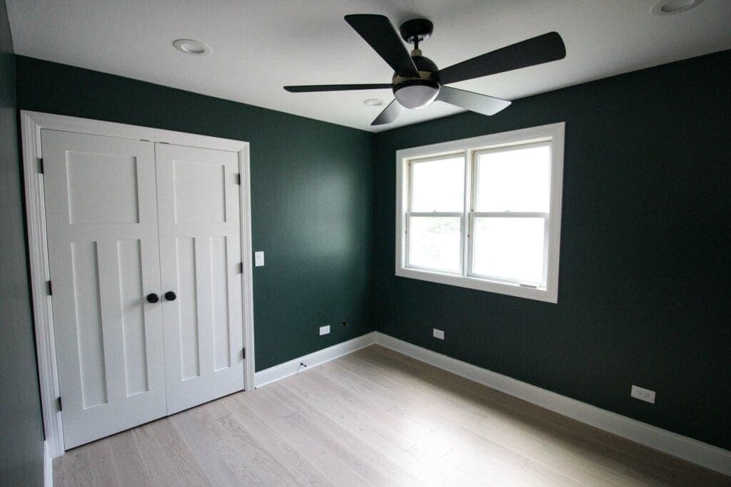 New doors and black door knobs