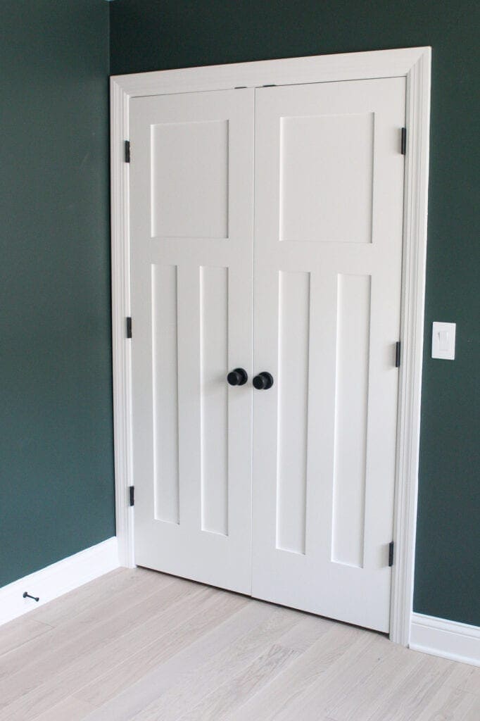 Dummy door knobs on closets