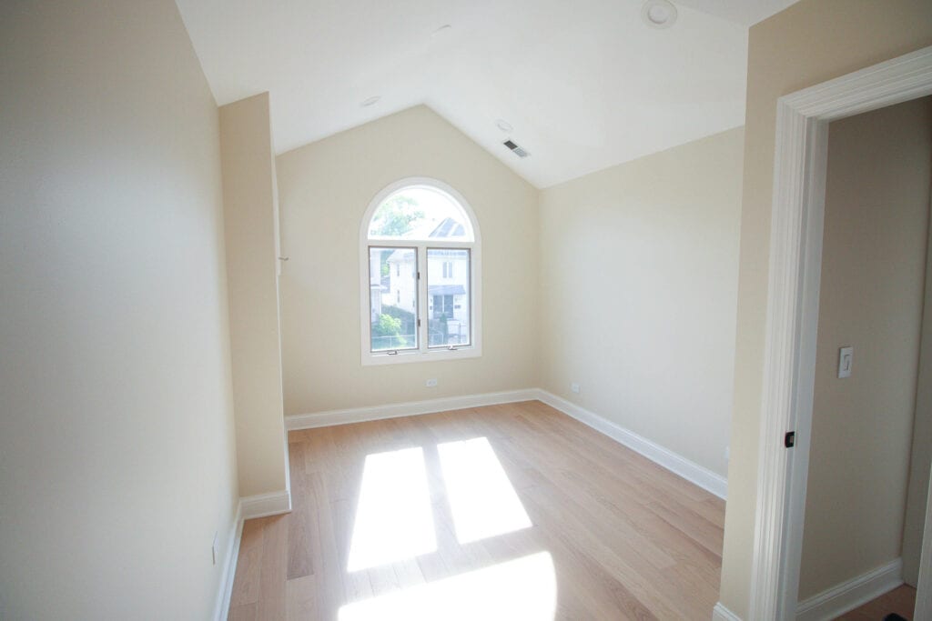 Home renovation before and after home office
