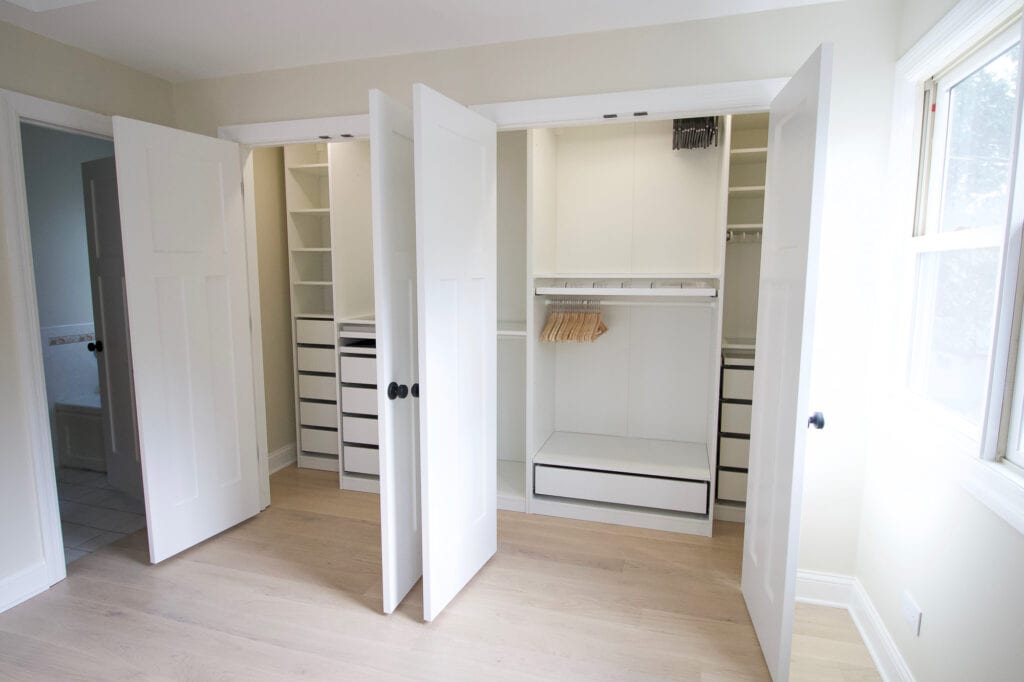 Our new IKEA closet