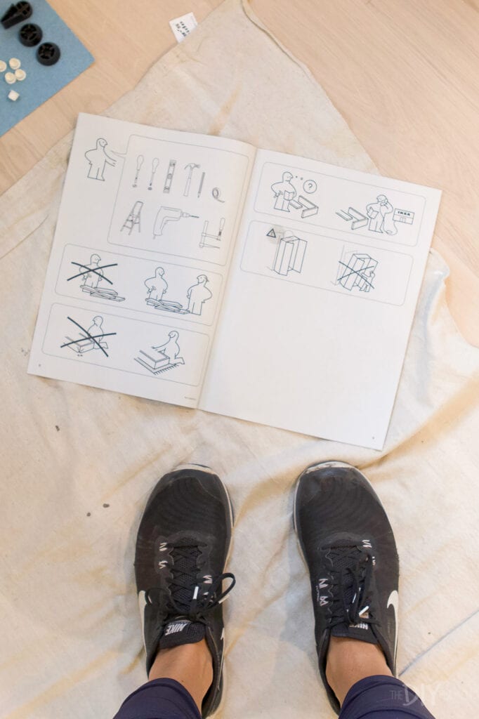 following IKEA instructions