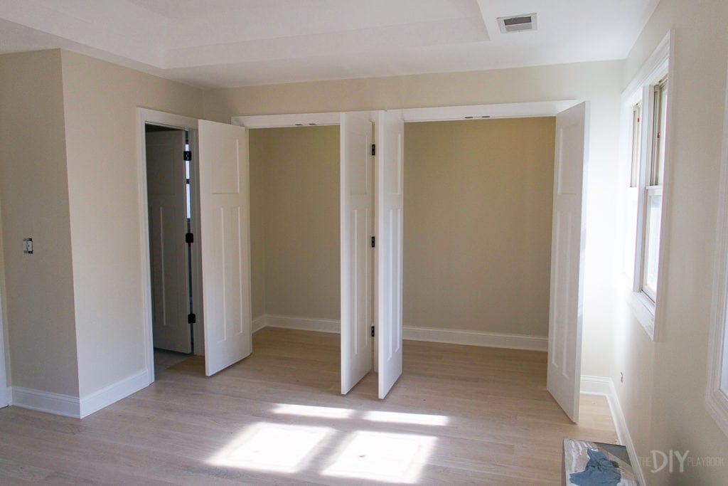 Our empty closet space